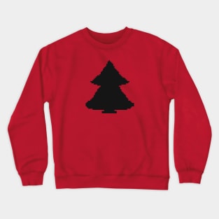 Christmas tree pixel art Crewneck Sweatshirt